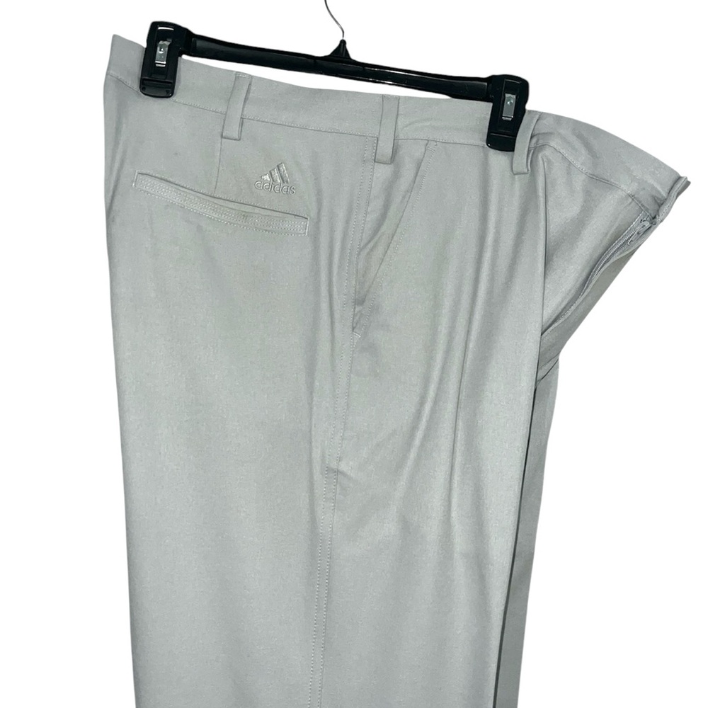 Adidas Men’s Light Gray Golf Pants Size 35x30 Athletic ClimaLite RN88387 Sport